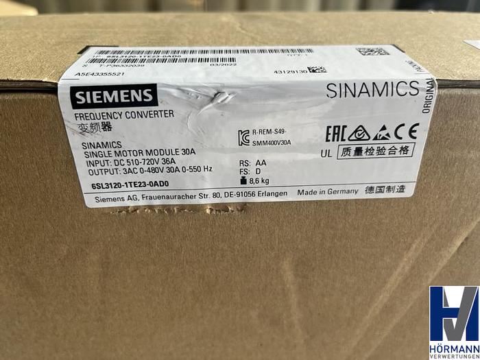 Gebraucht 2022 Siemens Frequenzumrichter