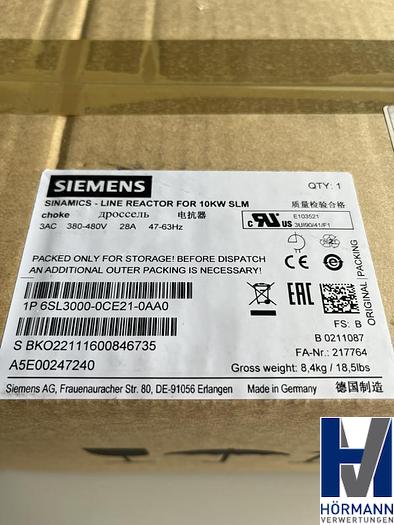 Gebraucht Siemens Line Reactor