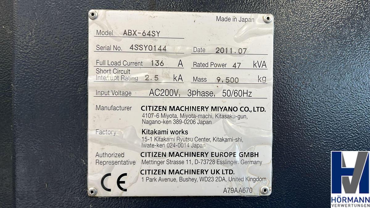 Gebraucht Miyano ABX-64SY