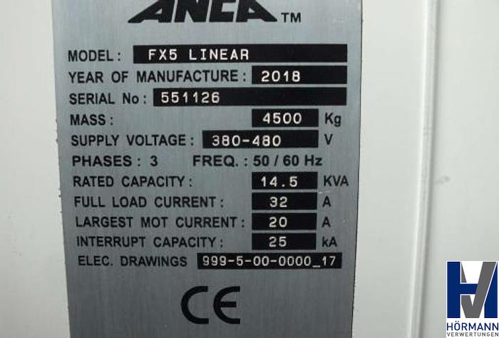 Used 2018 ANCA FX 5 Linear