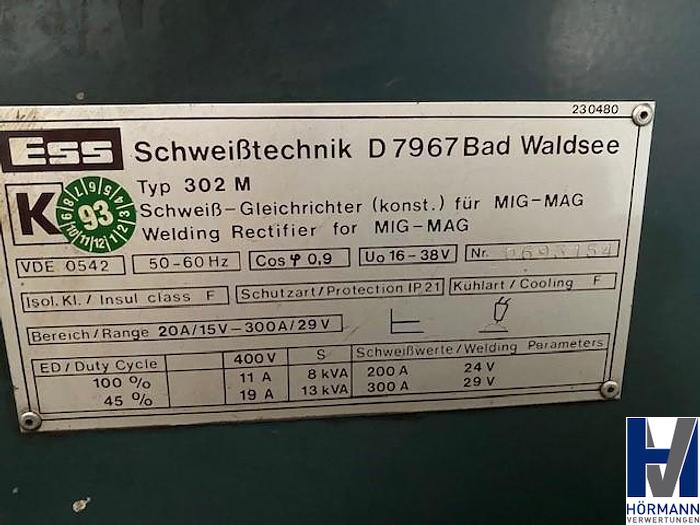 Gebraucht ESS Schweißtechnik Bad Waldsee  Typ M302 M