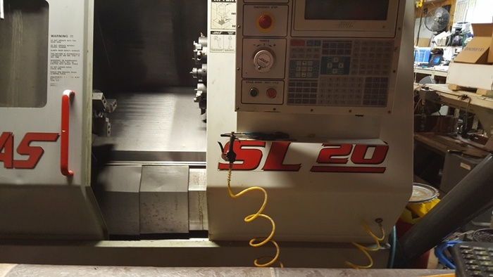 Used HAAS SL20T 2 AXIS CNC LATHE NEW 1999