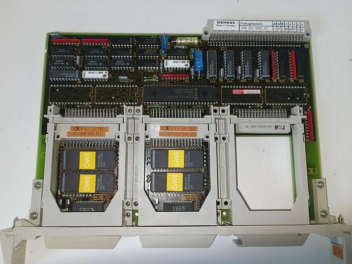 Sinumerik Speichergrundbaugruppe, ohne RAM, 6FX1128-1BA00, Siemens, neu