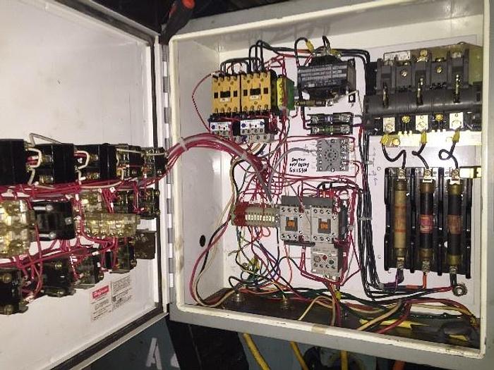 Used 48" Littell Powered Uncoiler with Coil Car