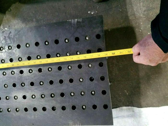 Used Bolster Steel Plate Table 79" x 1-1/8" x 17-1/4" for stamping machines