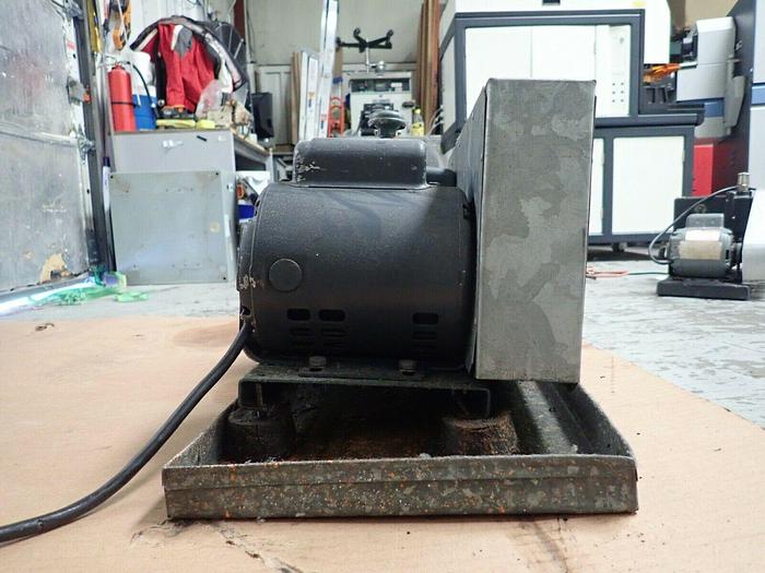 Used Cenco 91305 HYVAC 2 Vacuum Pump w/ GE Motor 5KC35KG147, 1/4 HP, 1725 RPM