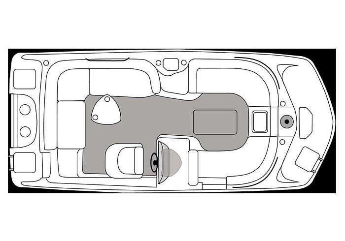 Used 2014 Hurricane SunDeck Sport 188 OB