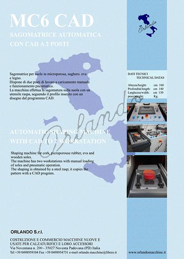 MC6CAD - INSELLATRICE SAGOMATRICE AUTOMATICA / AUTOMATIC SHAPING FLARING MACHINE