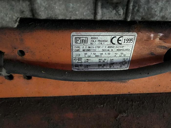 Used 1995 Fini BK19-270F Air Compressor