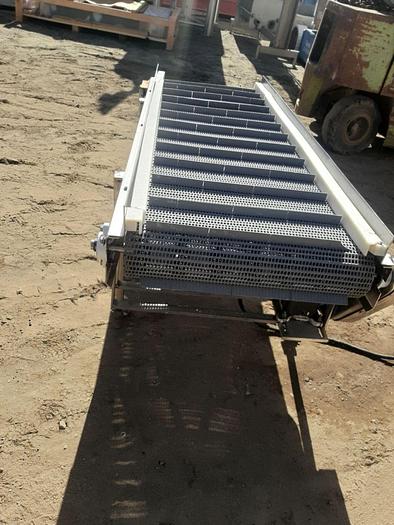 Used Conveyor, Belt, 24" x 172", S/st, 1 HP, Cleated, Incline #S744491