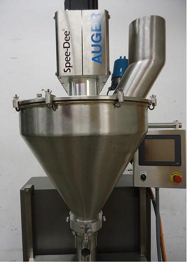 SPEE-DEE AUTOMATIC STAINLESS STEEL POWDER AUGER FILLER - MODEL 3500S