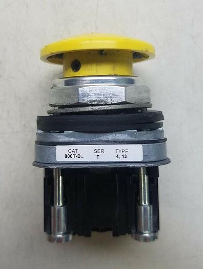 Used Allen Bradley 800T-D Ser T Yellow