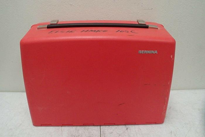 Used Bernina Model 831 Switzerland Sewing Machine with Red Case