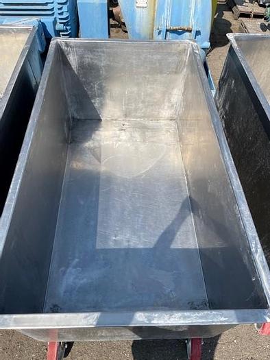 Used Stainless Steel 212 Gallon Meat Cart / Portable Tank