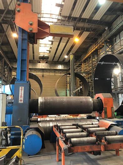 Used Sertom Heavy Duty Plate Bending Rolls Mode EMO 30-160, Year 2013