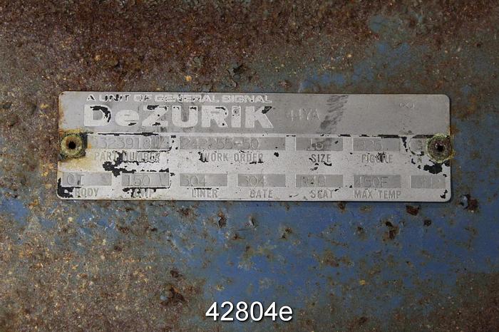 Used Dezurik 16" Hand Operated Knife Gate Valve #42804