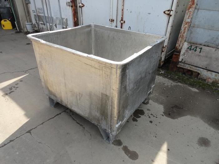 Used Stainless Steel Vats, 45"x 40"x 30"