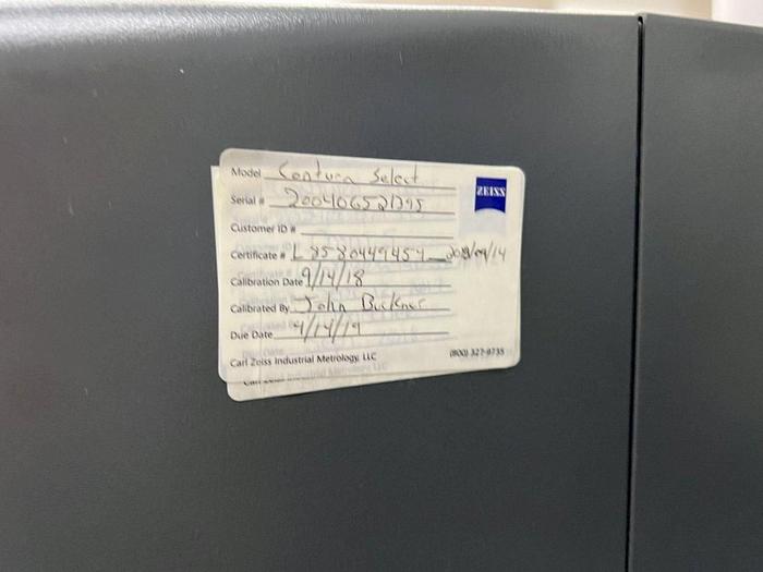 Used 2004 ZEISS Contura 7.7.6 CMM