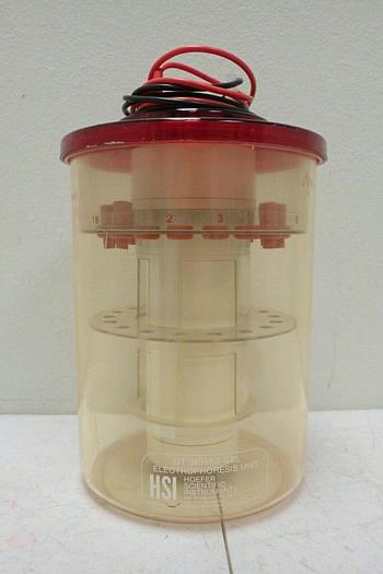 Used Hoefer Scientific HSI GT2 GT Series Gel Electrophoresis Unit w/ Cover & Cords