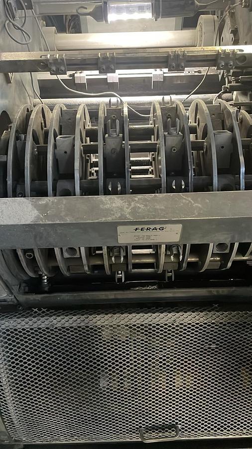 Used 1998 Ferag SHT480 Rotary stitching Drum System