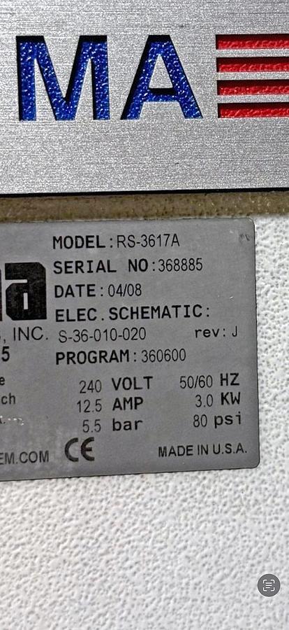 Used 2008 Rima RS3617 A