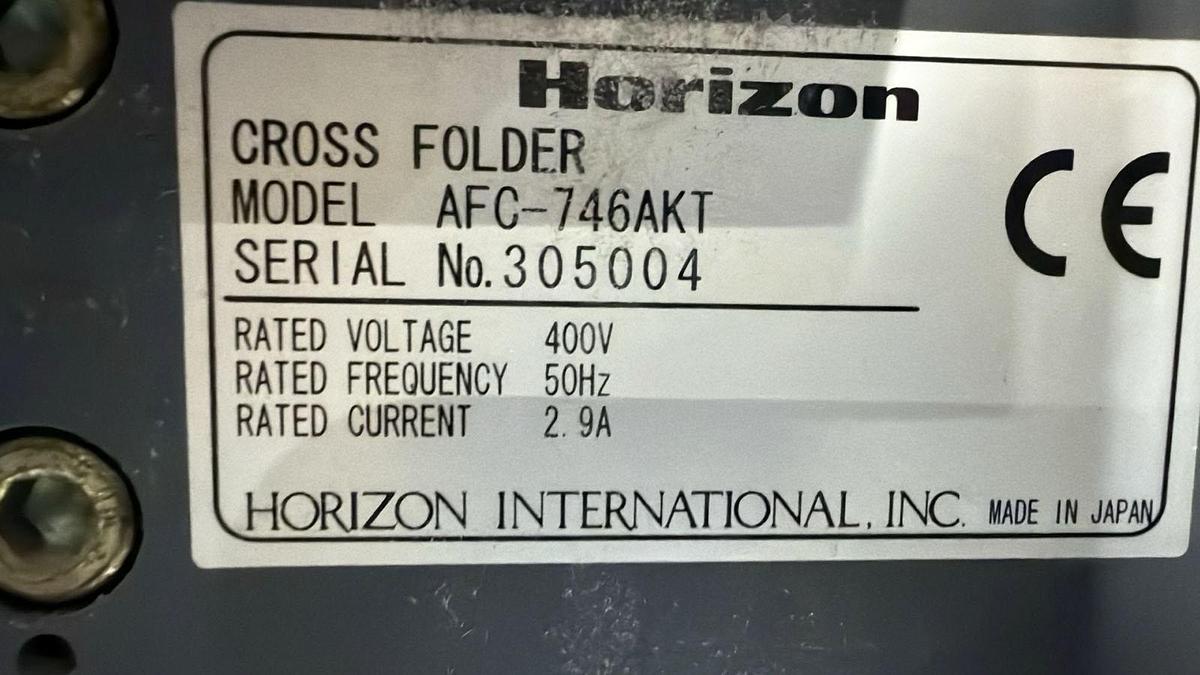 Used 2008 Horizon AFC-746 AKT Cross Folder