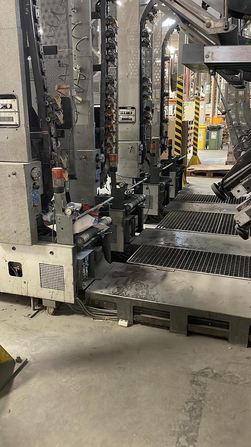 Used 1998 Ferag SHT480 Rotary stitching Drum System