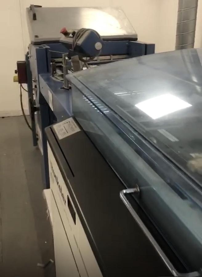 Used 2006 Hunkeler UW6 + CS6 + MBO fold unit or LS6 stacker