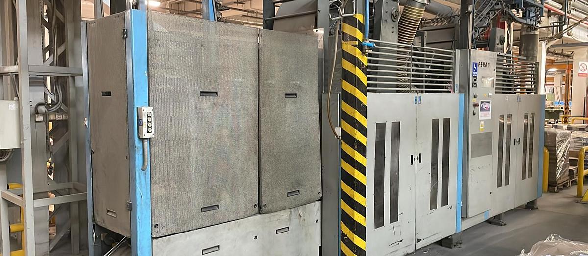 Used 1998 Ferag SHT480 Rotary stitching Drum System