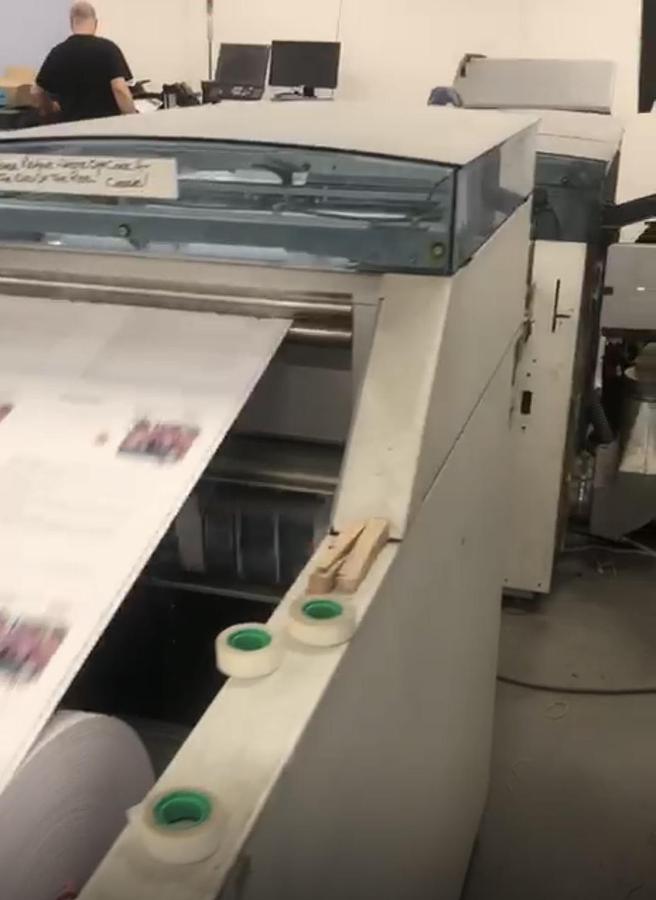 Used 2006 Hunkeler UW6 + CS6 + MBO fold unit or LS6 stacker