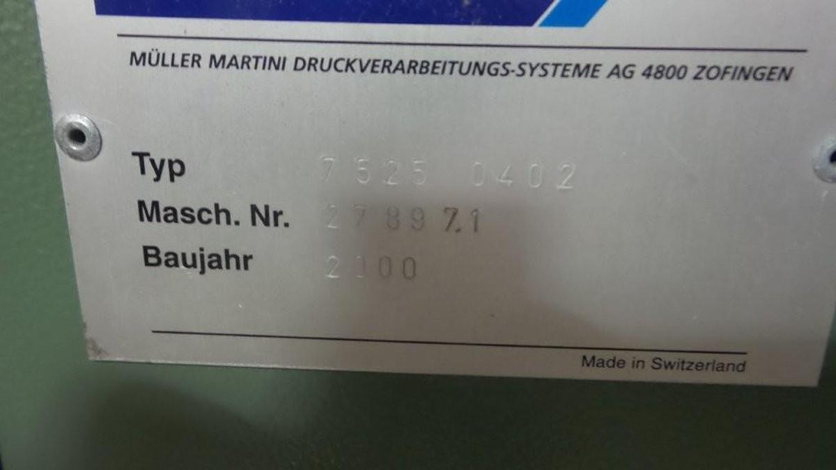 Used 2000 Muller Martini Rapido