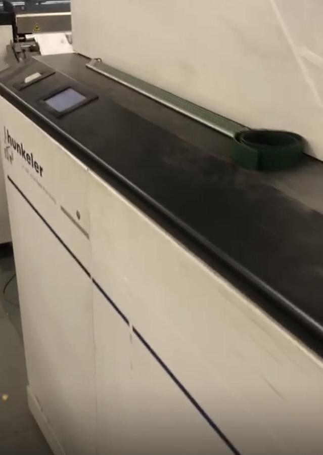 Used 2006 Hunkeler UW6 + CS6 + MBO fold unit or LS6 stacker