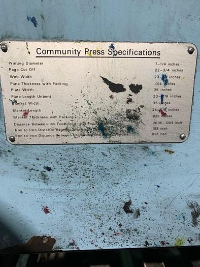 Used 1989 Goss Rockwell Community SC