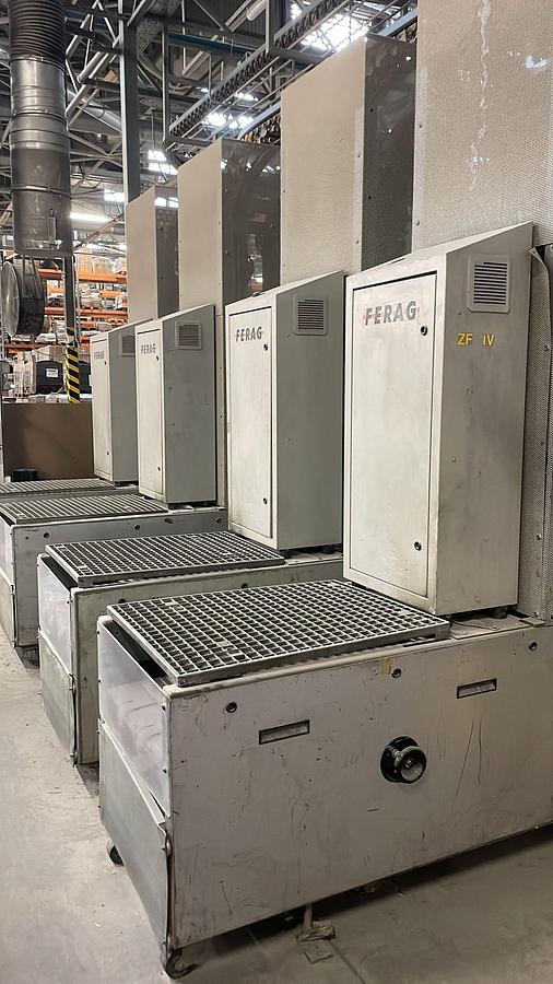 Used 1998 Ferag SHT480 Rotary stitching Drum System