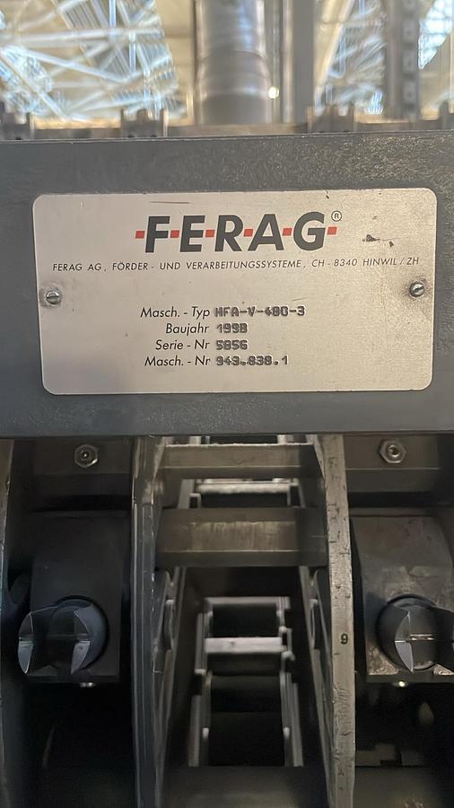 Used 1998 Ferag SHT480 Rotary stitching Drum System