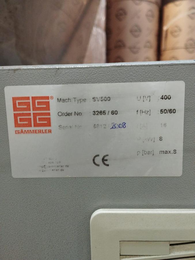 Used 2005 Gammerler SV500