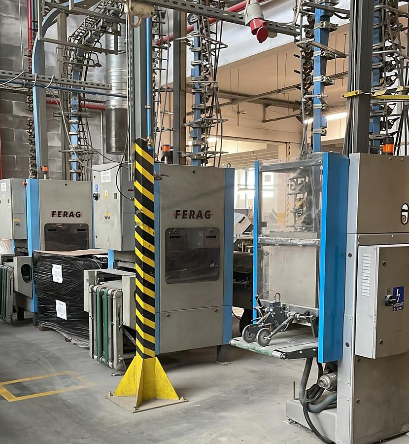 Used 1998 Ferag SHT480 Rotary stitching Drum System