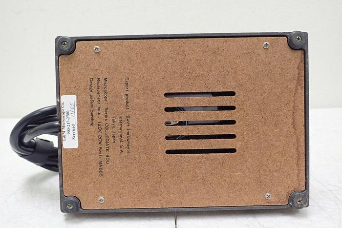 Used Swift Instruments Series COLLEGIATE 400 Microscope w/ 3 Objectives