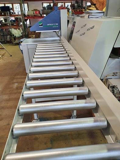 Used 2011 WEINIG Dimter Under table crosscut saw WEINIG OptiCut C700
