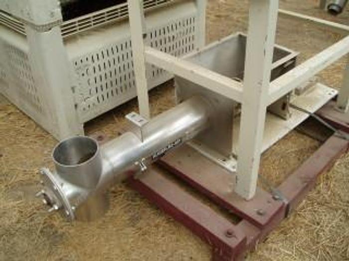 Used Feeder, Screw, 6" X 36", S/st, 1-1/2 HP, Mixing, #S733274
