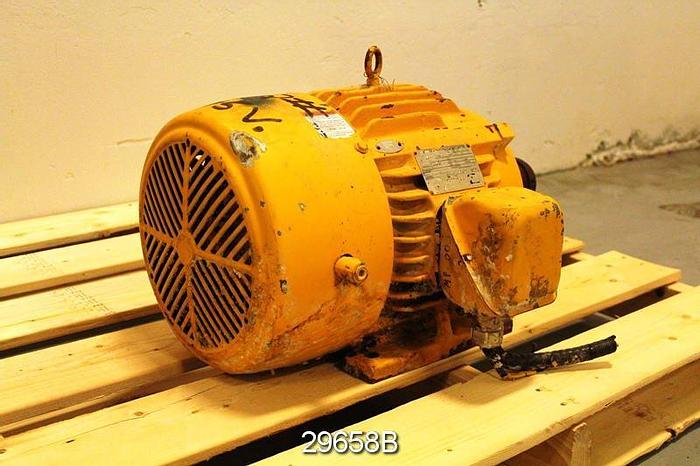 Used U.S. Motors EEV76611 15 Hp AC Motor #29658