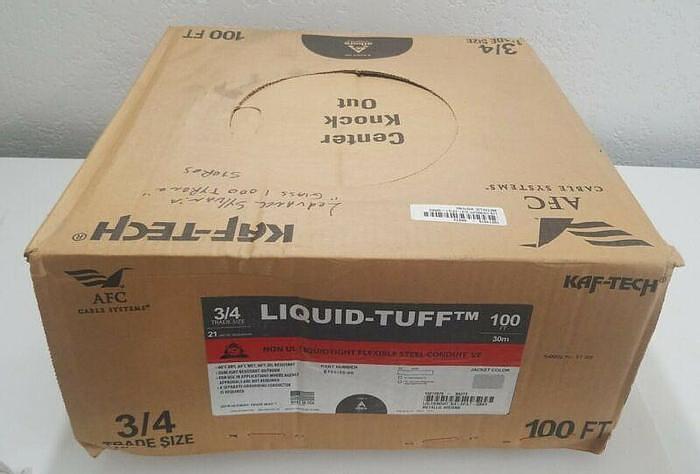 Liquid Tuff 100ft Non UL Liquid Tight Flexible Steel Conduit VF 6103-30-00L-AF