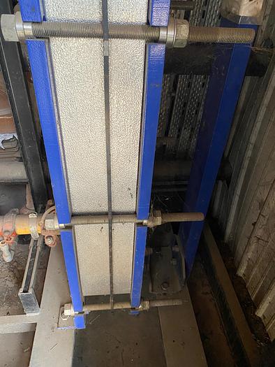 Used Mueller Accu-Therm Plate Heat Exchanger, Model:  AT40 LF-80