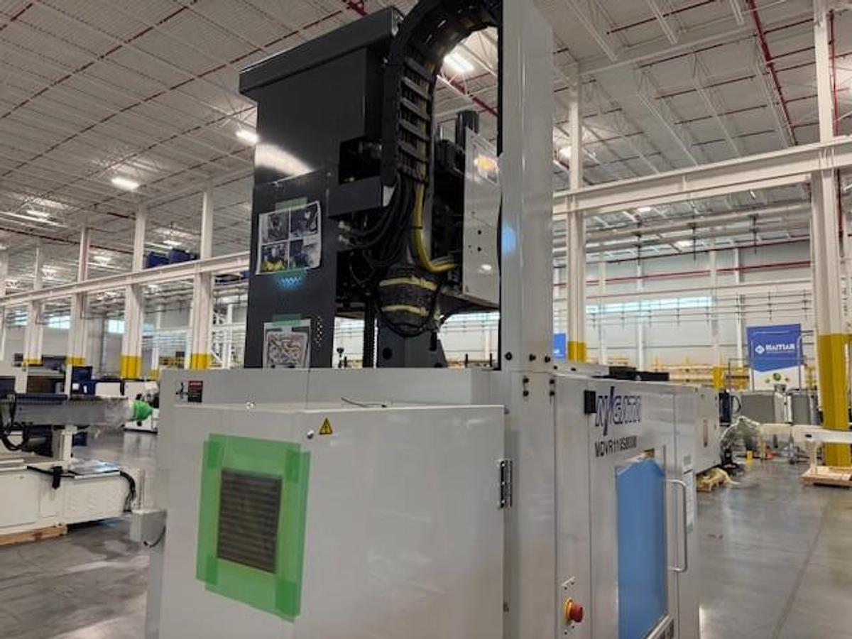 Used 112 Ton, Niigata MDVR110S8000-IM1142 Vertical Injection Molding Machine (2022)
