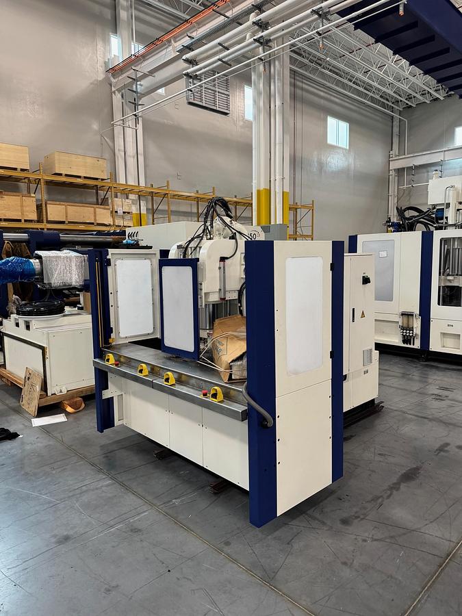 2024 51-ton, 3.8 oz TAYU Vertical Injection Molding Machine