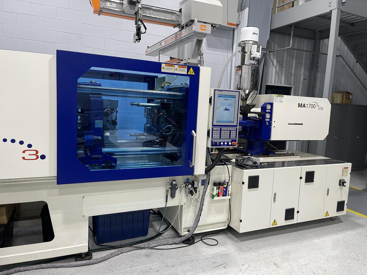 191 Ton, 12.66 Oz., Haitian MAIII1700/570 Injection Molding Machine (2017)