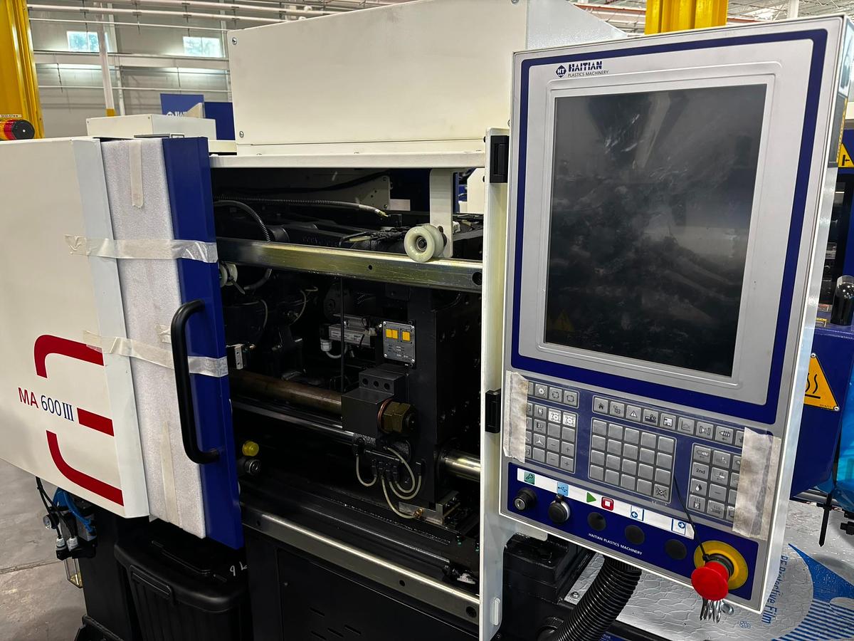 67 Ton, 2.18 Oz., Haitian MAIII 600/130 Injection Molding Machine (2023)