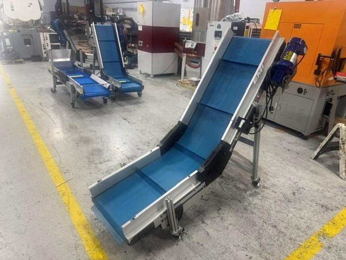 Used EMI EAK Series Flat to Incline Belt Conveyor