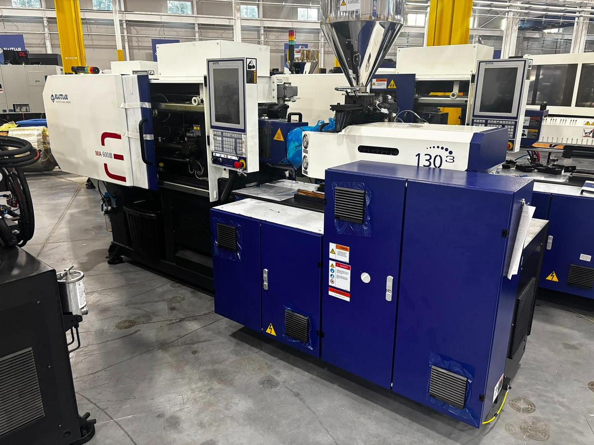 67 Ton, 2.18 Oz., Haitian MAIII 600/130 Injection Molding Machine (2023)