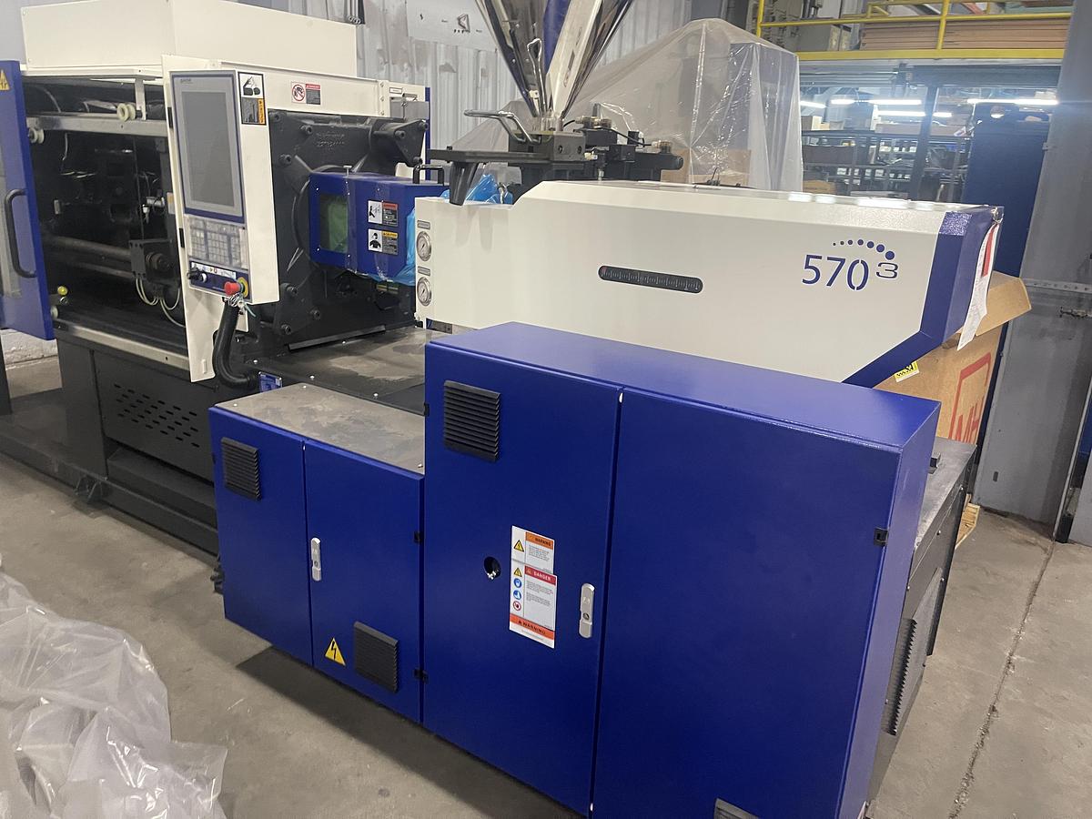 Used 180 Ton, 12.64 Oz., Haitian MAIII 1600/570 Injection Molding Machine (2022)